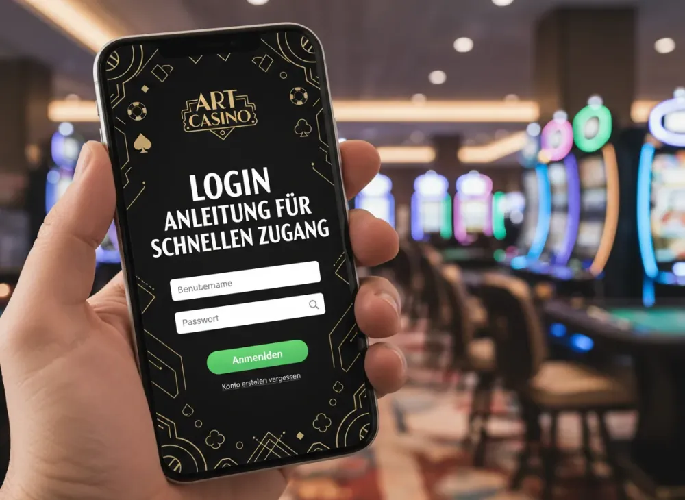 Art casino login Anleitung für schnellen Zugang